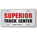 Specialty License Plates-Diamond Plate Finish